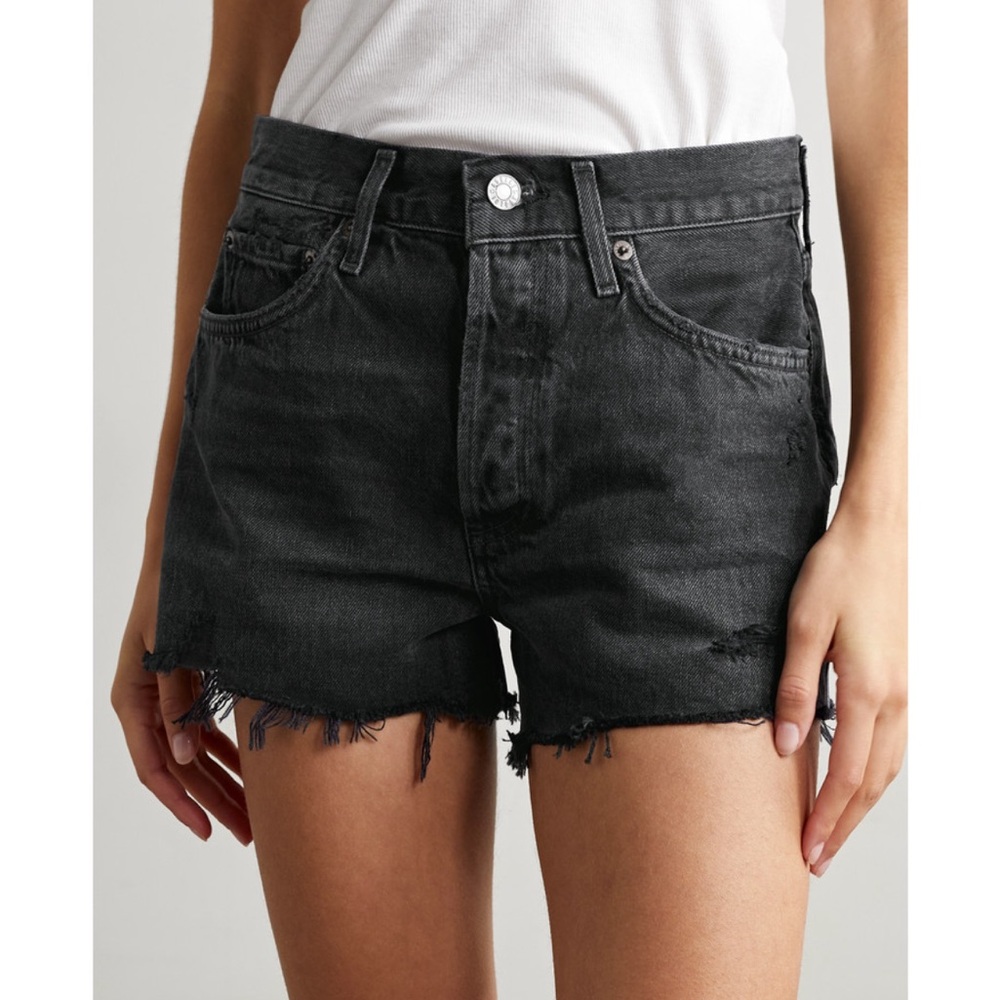 Agolde Parker denim shorts